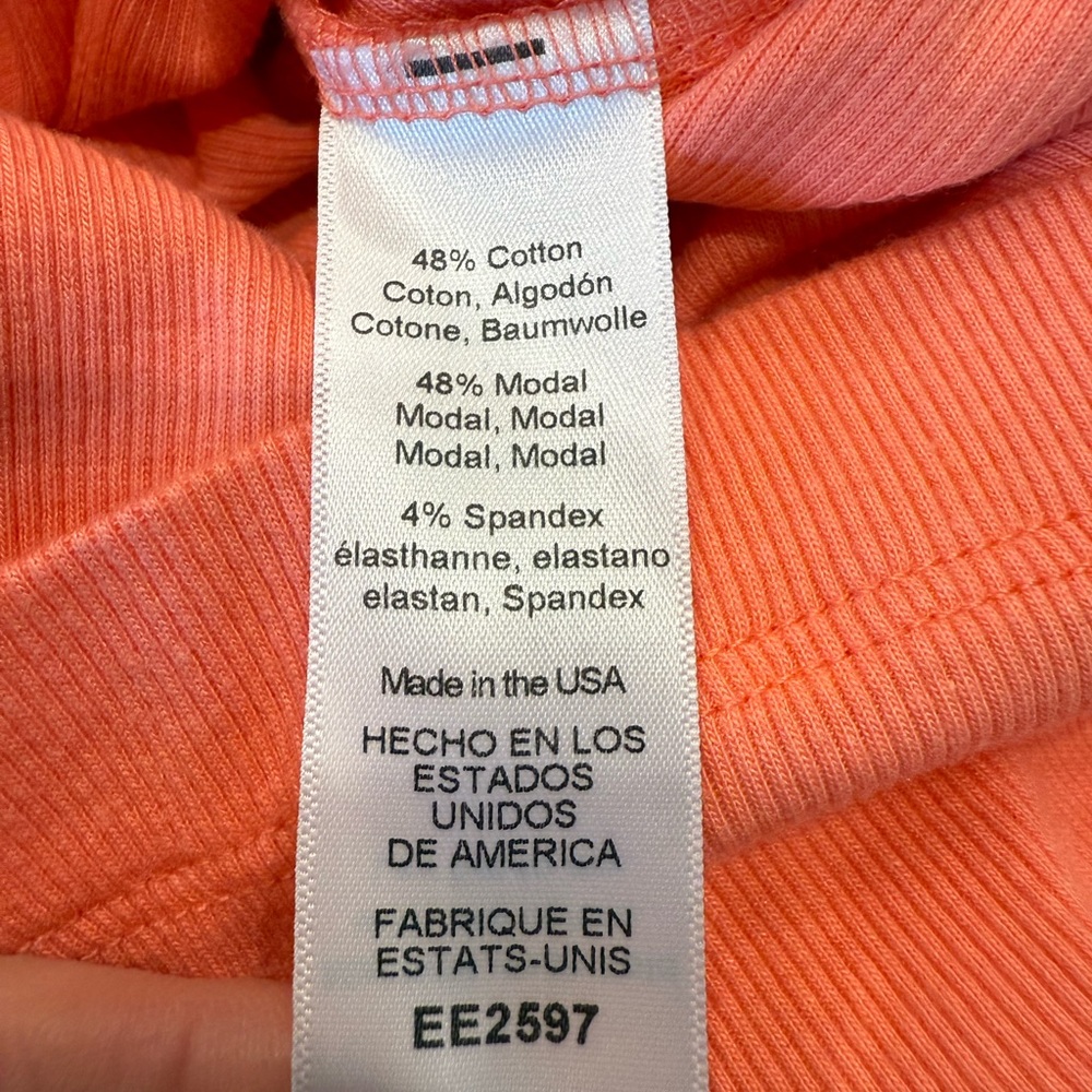 Michael Stars Wren Orange Bodycon Dress - Picture 9 of 9